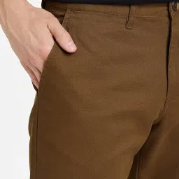 amazon brand - symbol Men's Cotton Chino Shorts | Casual Half Pants | Bermuda (Available in Combo Packs) image 3