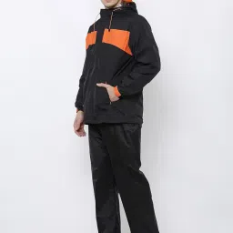 the rainberry Rain Coat for Men Waterproof for Bike Riders with Adjustable Hood along with inner pockets,Waterproof Raincoat with Polyester Jacket,Pants image 2