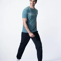 strch Nylon Men's PrimeFit Round Neck T-Shirt | Black image 5