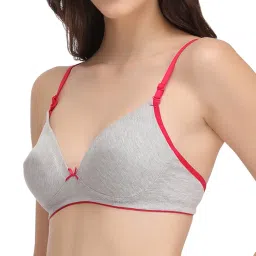 clovia Women's Cotton Double Layered Wire Free T-Shirt Bra image 5