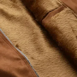 leather retail Suede Faux Leather Jacket For Men's image 5