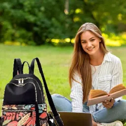 asdip Bag for Women Stylish Ladies Bags Purse and Backpack Purse,European and American Trend Shopping Trip Backpack Fashion Backpack Girls,Women's Backpack,Stylish Ladies Backpack image 1