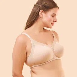 enamor Women's Everyday Cotton Bra - Non-Padded, Non-Wired, Full Coverage, Fab-Cool Technology with M-Frame Jiggle Control and Antimicrobial image 3