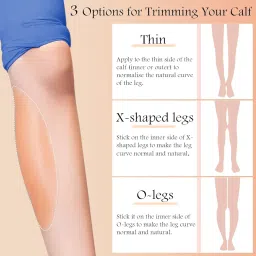 blixar Silicone Calf Shaping Pads for Women, Invisible Leg Shapers for Crooked or Slim Legs, Muscle Shaping Pads, Reusable Soft Gel Calf Corrector, 1 Pair image 4