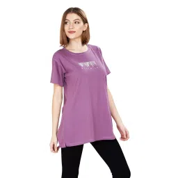 weet Women Long Length Cotton T-Shirt image 1