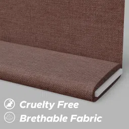 b bigreams - your comfort is our mission BIGREAMS Unstitched Brown Cotton Stretchable Denim Fabric – 12 OZ | 58" Wide | Heavyweight Jeans Fabric for Pants, Chinos, Cargos, DIY Sewing Projects – By the Meter image 2