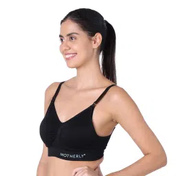 motherly Maternity Bra Comfortable Padded Breastfeeding Nursing Bras for Women with Removable Pads image 1