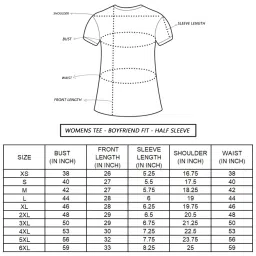 bewakoof Women's 100% Cotton Graphic Print Boyfriend Fit Round Neck Plus Size T-Shirt image 5