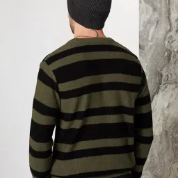 amazon brand - symbol Men's Casual Acrylic Crew Neck Sweater image 1