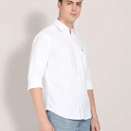 u.s. polo assn. Men's Cotton Regular Fit Shirt image 1