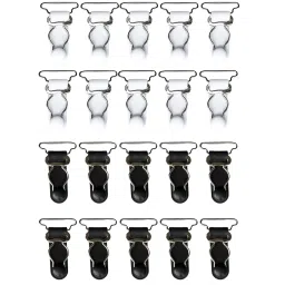 myaddiction 20 White Black Women Garter Belt Straps Grips Stockings Suspenders Clip 26mm image 4