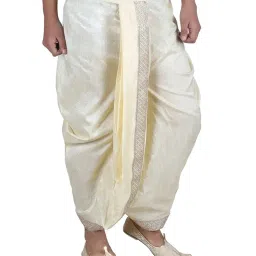 modern garments Men's Dupion Silk Dhoti image 2