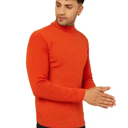 kvetoo Men High Neck Full Sleeve Winter Woolen Sweater image 3