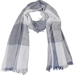 indish Men's and Women's Light Shade Cotton Viscose Scarf Stole Muffler image 3