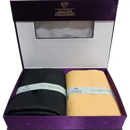 mans fab Shirt & Trouser Fabric in Velvet Box Packing (Shirt-2.35 m, Pant-1.25 m) image 2