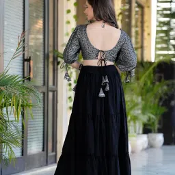 daevish New Rayon Printed Traditional Lehenga Choli With Dupatta Set For Women | Women Fastive Lehenga Choli With Dupatta Set image 1