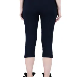 club a9 Womens Regular Fit Solid Cotton Capri Pant for Daily Casual Wear image 1