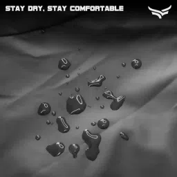 xtrim Windcheater RainCoat For Men, Athletic Track Jacket For Men, Breathable Full Sleeves Polyester Sports Wear, Lightweight, Jacket For Bikers With Front Zip Closure, Water-Resistance image 5