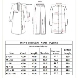 vastramay Rayon Men's Red Viscose Sherwani Set image 4
