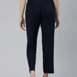 enamor Women's Relaxed Fit Mid Rise Pants image 2
