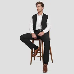 rocksy Semi Formal Waistcoat for Men, Cotton Jacket for All Occasion: Diwali, Wedding, Ethnic, Office Party, Formal and casual Look image 1
