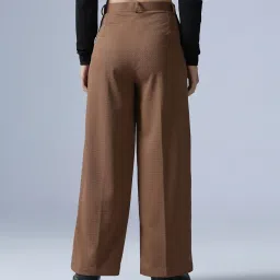 leriya fashion Women Wide Leg High Rise Trouser Pant image 1