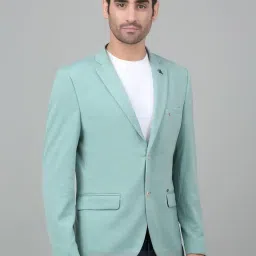 cantabil Self Design Full Sleeves Notch Lapel Casual Blazer for Men | Casual Blazer for Men | Men Blazer for Casual (P_MBZC00057) image 2