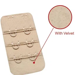 glus Women Polyester Bra Extender 2-Hook-2Eye,Give Life to Your Old Lovely Bra's Use Bra Extenders One Size Fits all,Size- Free,Pack of 2, Color-Multicolor image 1