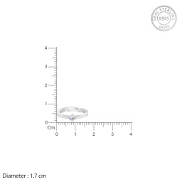 giva 925 Silver Zircon Love Ring | Gifts for Women & Girls image 3