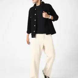 urbano fashion Men's Loose Baggy Fit Washed Jeans Non-Stretchable image 4