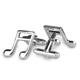 peluche The Silver Note Cufflinks for Men image 3