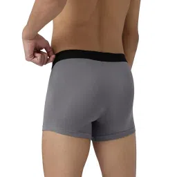 xyxx Men's Aero Super Combed Cotton Regular Fit Solid Antibacterial Trunks with No Marks Waistband (Pack of 4) image 2