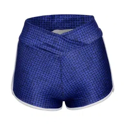 calandis ™ Women High Waist Yoga Shorts Home Gym Sports Fitness Blue XXXL | Womens Clothing image 4