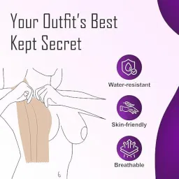 reepsun Bob kit combp - 1 Bob Tape, 1 Pair Silicon Nipple Cover, 36 Strip Double Side Tape, 10 pcs Flower Disposable Nipple Cover Beige image 3