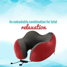 Avolusion Ergonomic Memory Foam Travel Neck Pillow – Car Headrest Cushion for Neck Pain Relief, Airplane & Flight Sleeping Support, Travel Essential for Men & Women image 3