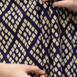 av2 Cotton Women Printed Feeding | Nursing | Maxi Maternity Nighty 7182 image 3