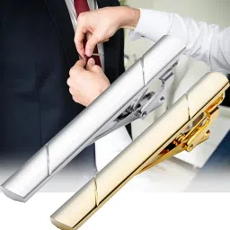 wsndm Men's Tie Clip, Premium Business Men's Tie Bar Clips, Classic Necktie Ties Clips, Men's Tie Accessories, Best Gift for Lover, Father, Suitable for Wedding Anniversary Business Meeting image 5