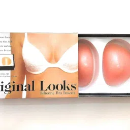 sensual lady Women's Silicone Original Look Breast Enhancer Bra Inserts (Skin) image 1