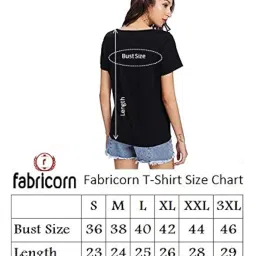 fabricorn Plain Stylish Mustard Yellow Cross V-Neck Cotton Tshirt for Women image 4