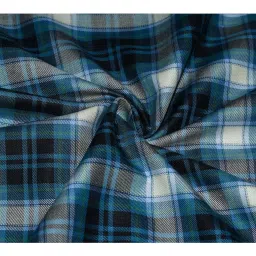 arvind Men's Pure Cotton Checkered 1.60 Unstitched Shirt Fabric (TY74A1, Free Size) image 2