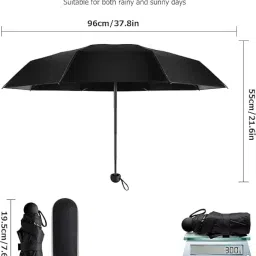 kreshu Multi design compact and Big Travel Auto and Manual Umbrella for Kids, Women, Men, Girls (Multi color,1-Pcs) image 1
