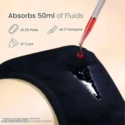 nitro skill Women's Period Panty, Hipster Style, Single Pack, Purple, S, Cotton, Reusable, Leak-Proof, Heavy Flow Protection, Rash-Free image 5