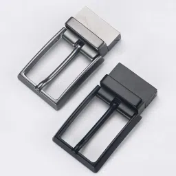 club bollywood LICHTS®Men's Reversible Alloy Belt Buckle Single Prong Rectangular Pin Belt Buckle Black|Clothing Shoes & Accessories | Mens Accessories | Belt Buckles image 4