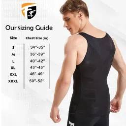 firstfit Abs Abdomen Compression Slimming Tummy Tucker Vest, Underwear Shapewear Slim Body Shaper for Men image 4