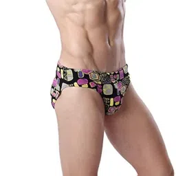 ubersweet Men Shorts Swim Briefs Quick Dry Beach Print Running Sing Underwear 2019 Arrl Mens Swim Trunks Bathing Suis Swimwear : A, L, United States image 3