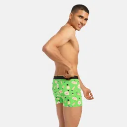 bummer Men's Printed Micro Modal Trunks Underwear | Ultra Soft & Breathable | Combo Pack of 3 image 4