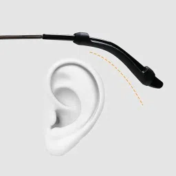 mapperz Eyeglasses Ear Grip, Anti Slip Ear Grip Silicone Holder Soft, Comfortable, Spectacles Temple Tip Cover, Supporter Pair image 3