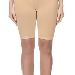 diving deep Anti-Chafing Boyshorts Women Shorties | Stretchable Skin Fit Shorts Tights | Cotton Slip Biker Shorts Under Dresses Underwear for Women & Girls High Waist Women's Shorts - (Pack of 2) image 3