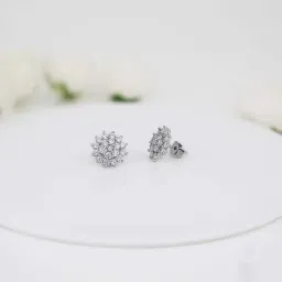 giva 925 Silver Anushka Sharma Zircon Shining Star Studs | Gifts for Girlfriend, Gifts for Women and Girls |With Certificate of Authenticity and 925 Stamp | 6 Month Warranty* image 2