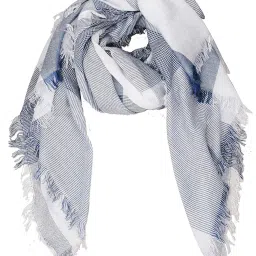 indish Men's and Women's Light Shade Cotton Viscose Scarf Stole Muffler image 1